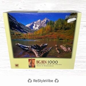 HASBRO Big Ben Puzzle 1000 Piece Mountain Factory SEALED NIB Game Night Fun